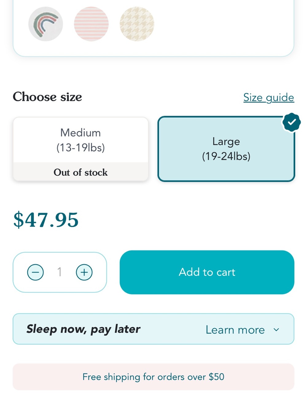 Love to dream 2 in 1 transition limited edition Sleep Sack swaddle - Picture 5 of 5